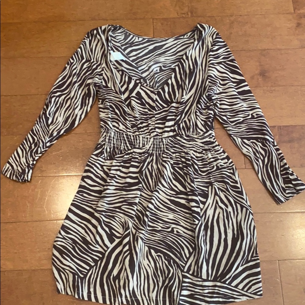 H&M animal mini skirt dress.